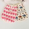 Printed Pattern Dog Jacket with Ring Puppy Vest Fashion Pet Clothes  for Cats and Puppy