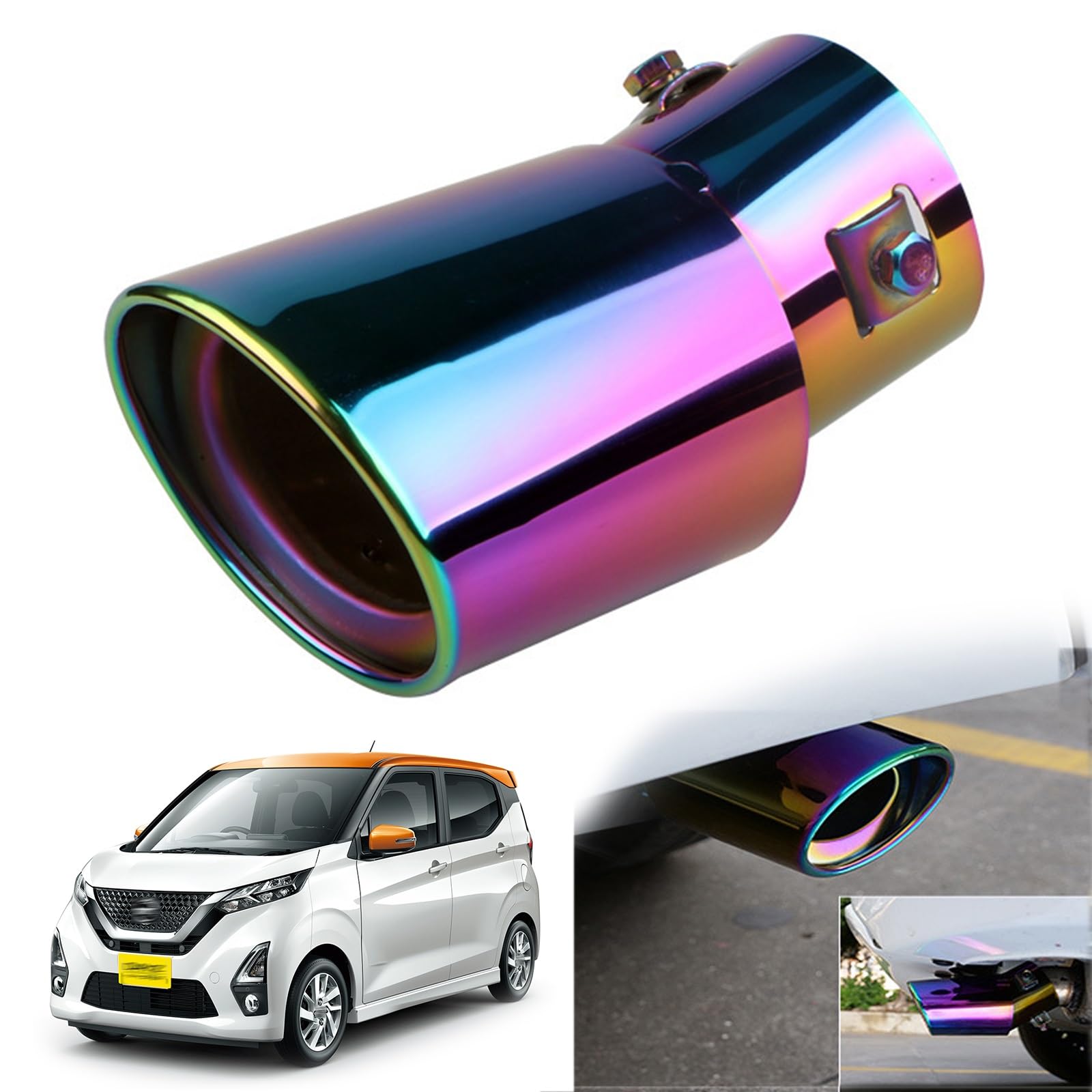 Nissan Days B40W (AA1) Type Exclusive Muffler Cutter, Car Tailpipe, Custom Exhaust Pipe, Exhaust song