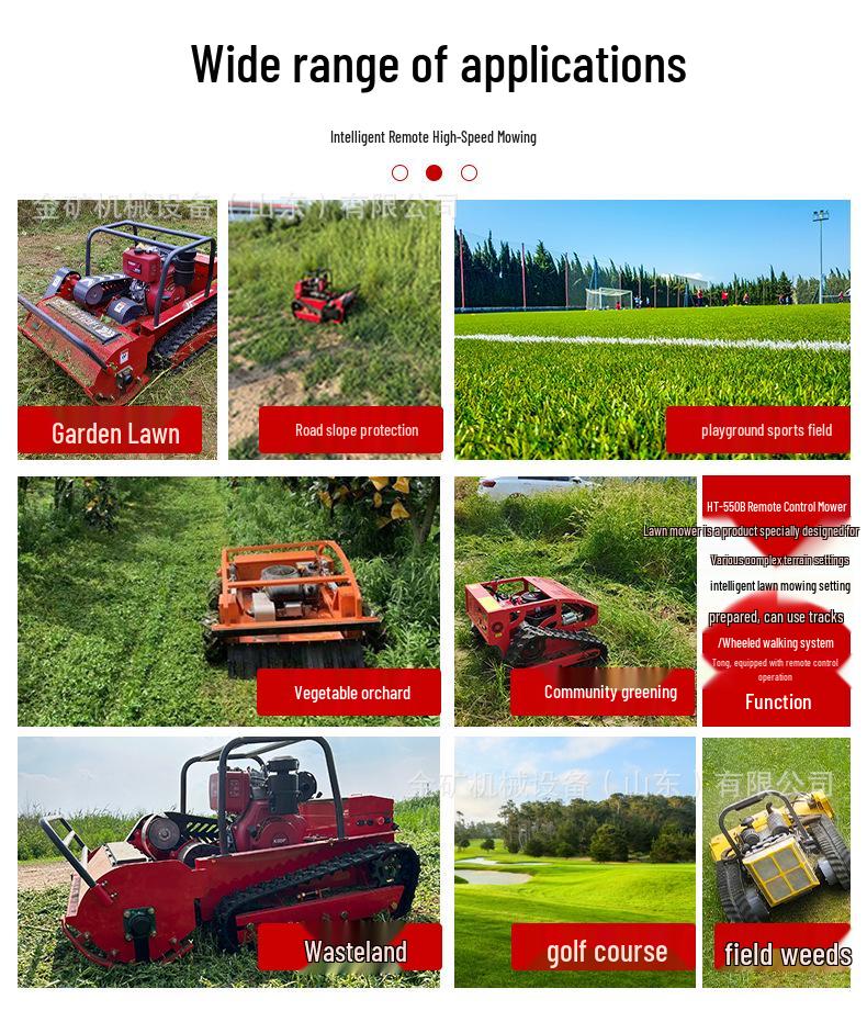 Italian Remote-Controlled Slope Mower for Agricultural Land and Roadside Maintenance