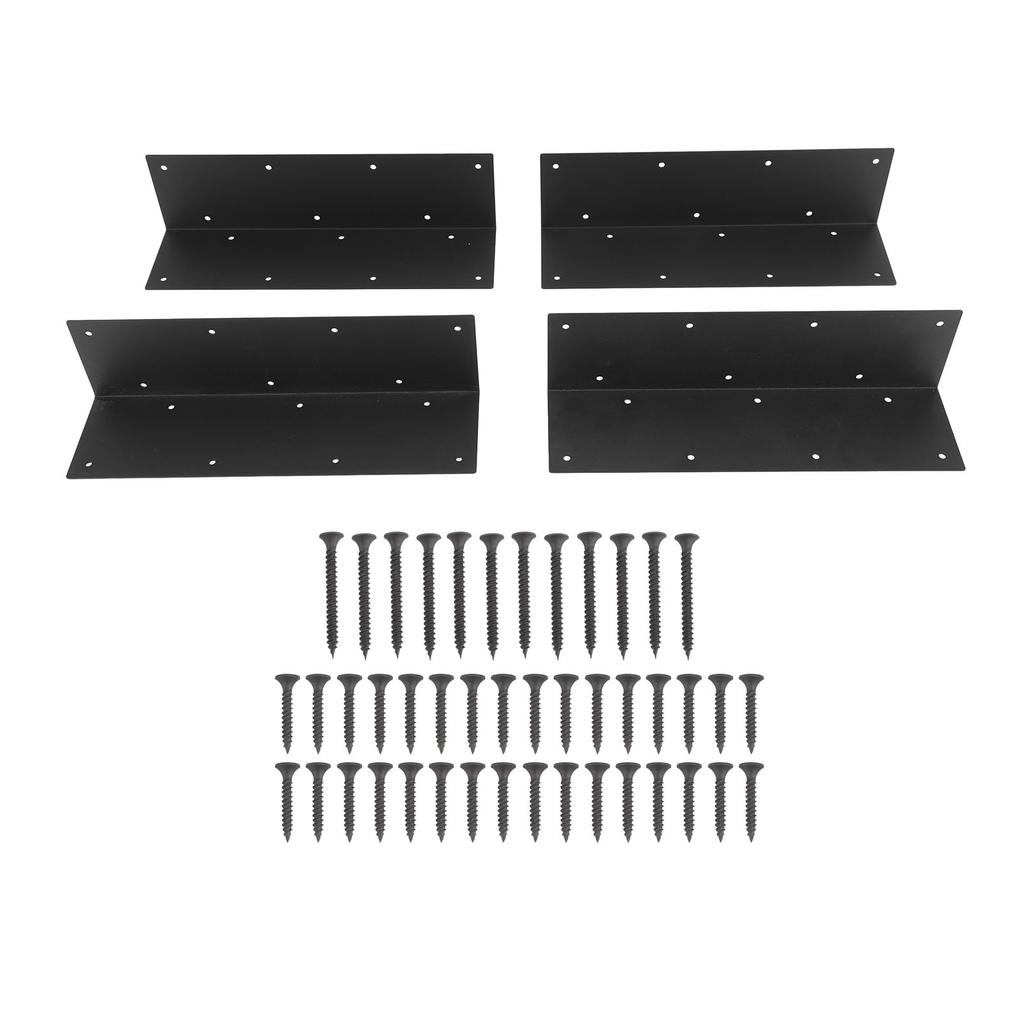4PCS Steel Raised Garden Bed Corner Brackets Metal Garden Bed Corner Bracket for 20‑24 Inch Bed