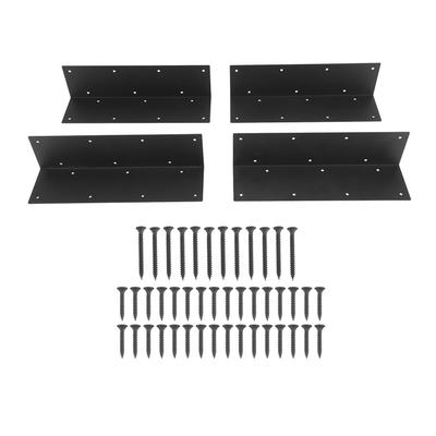 4PCS Steel Raised Garden Bed Corner Brackets Metal Garden Bed Corner Bracket for 20‑24 Inch Bed