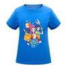 Kids Girls Anime Cartoon K-POP Rumi Zoey Mira Printed Casual Short Sleeves T-Shirt Top