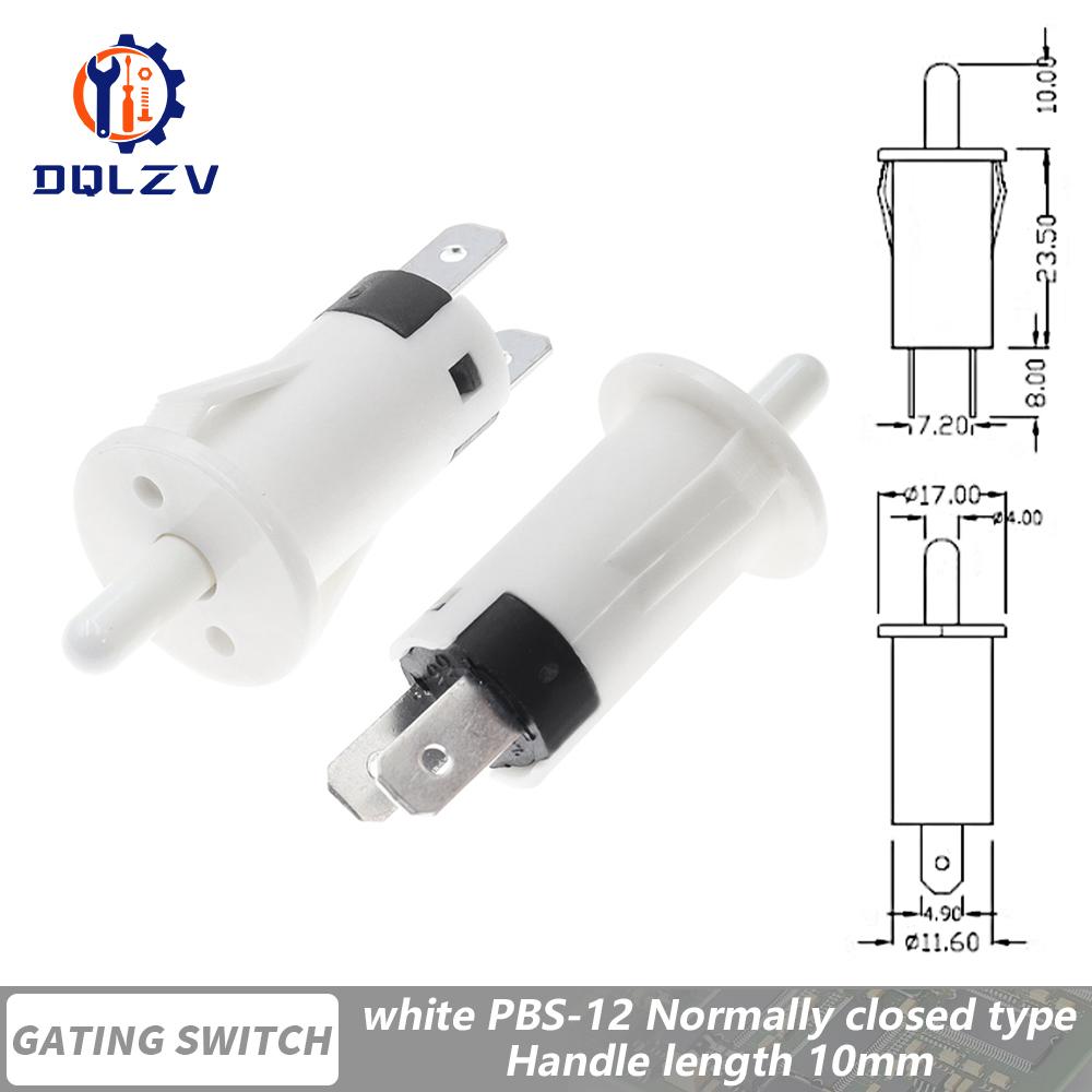 

125V-250V Door Switch Refrigerator Cabinet Light Disinfection Cabinet Wardrobe Closed Press Button Switch Normally Open/Closed 1PC