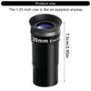 20mm Erecting Eyepiece with Broad View for Astronomys Telescopes, 1.25inch Comfort Fit