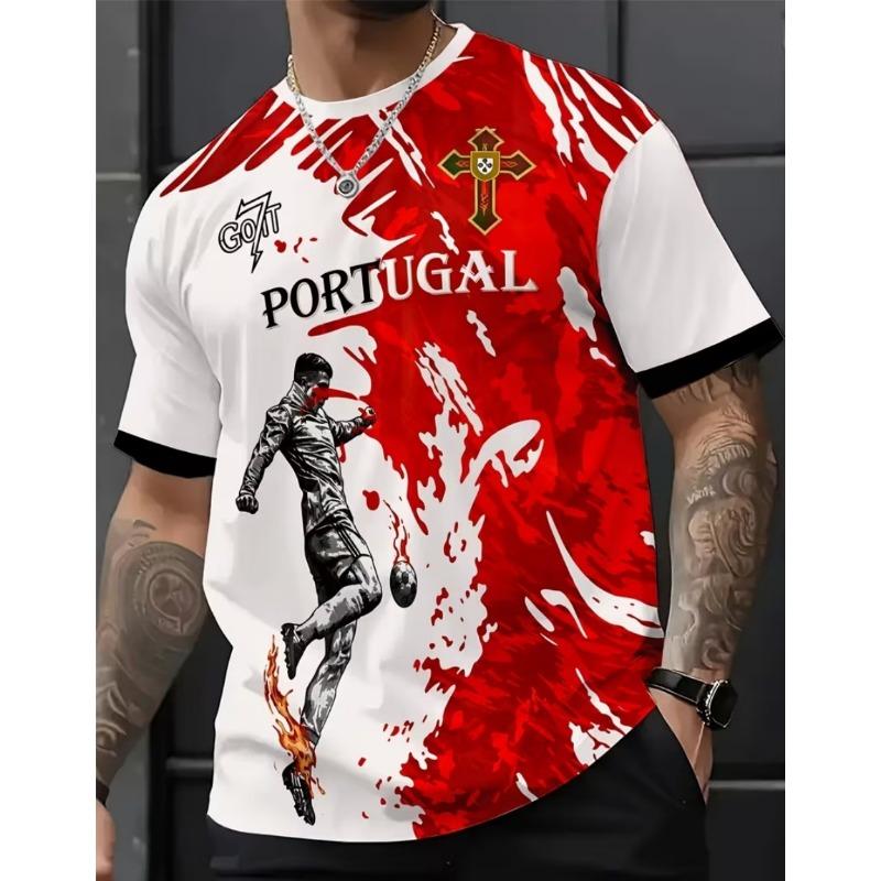 Men's Football Sports T-Shirt