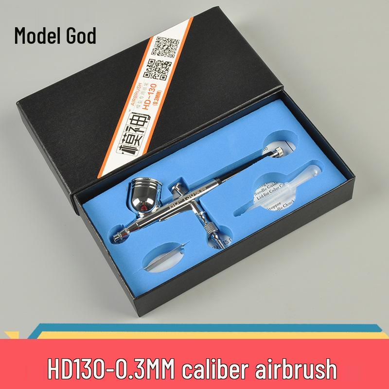 Gundam Model Airbrush Set: 0.2, 0.3, 0.5 for Tattoos, Nail Art, Cake Decorating, and Spray Painting (Hand-Painted)