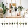 Handmade Plant Hanger Baskets Flower Hanging Pot Rope Net Indoor Wall Hanging Planter Holder Basket Courtyard Hanger Flowerpot
