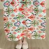 DIMANAF New 2026 Women Plus Size Summer Casual Long Dress Cotton Loose Oversize Maxi Floral Print Beach Sundress