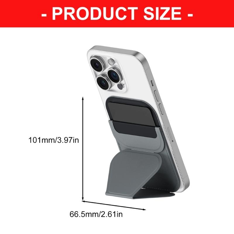 Phone Back Wallet for Phone 17 16 15 14 Magnetic Sleeve Cellphone Credit Card Holder Case Pouch Portable Card Slot
