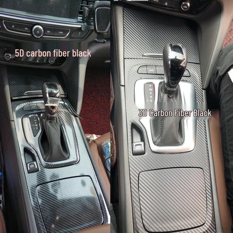 17-19 Buick Regal Interior Sticker: GS Gear Shift Decoration, Carbon Fiber Color Wrap