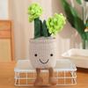 Simulated Potted Plush Toys Hyacinth Cactus Plant Animal Ornaments Flowers Decoration Children's Toys