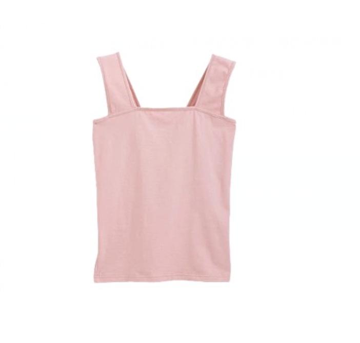 2025 Summer Women's Korean-Style Slim Solid Color Casual Vest Top