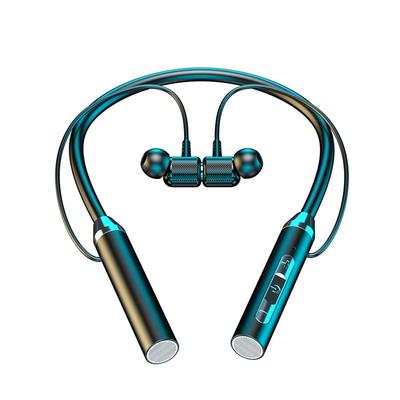 Wireless Neckband Headphones V5.2 Hifi Stereo Sports Neckband Headset Waterproof Earbuds For Outdoor Running 098
