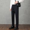 Summer New Light Luxury Summer Nylon Ice Silk Men's Casual Pants Slim Fall Men's Trousers Nine Points Men