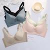 Adjustable Seamless Bra for Small Breasts Push-up Bra Wire-free A-cup Shaping Side Boob Reduction and Lift