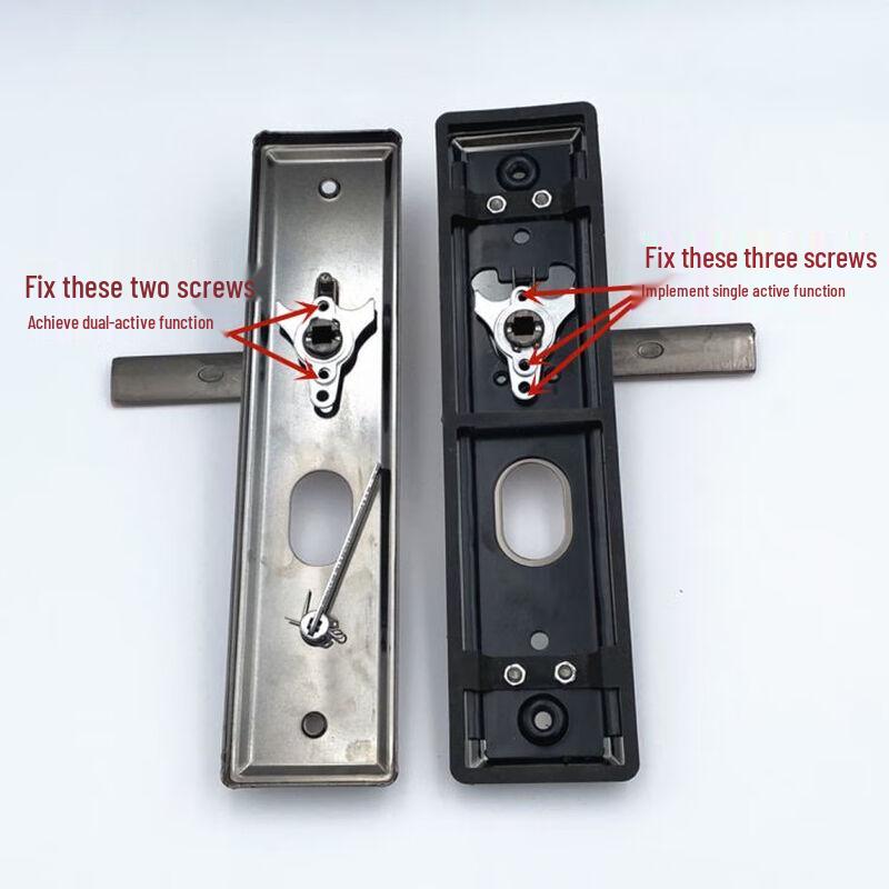 Security Door Lock Panel with Aluminum Handle