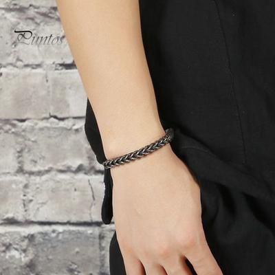 Herren-Armband, dicke Kette, Retro-Punk-Stil, Edelstahl, individueller Handgelenkschmuck für Urlaub, Arbeit, Alltag, Jahrestag, Geburtstag, Geschenk, Armreif