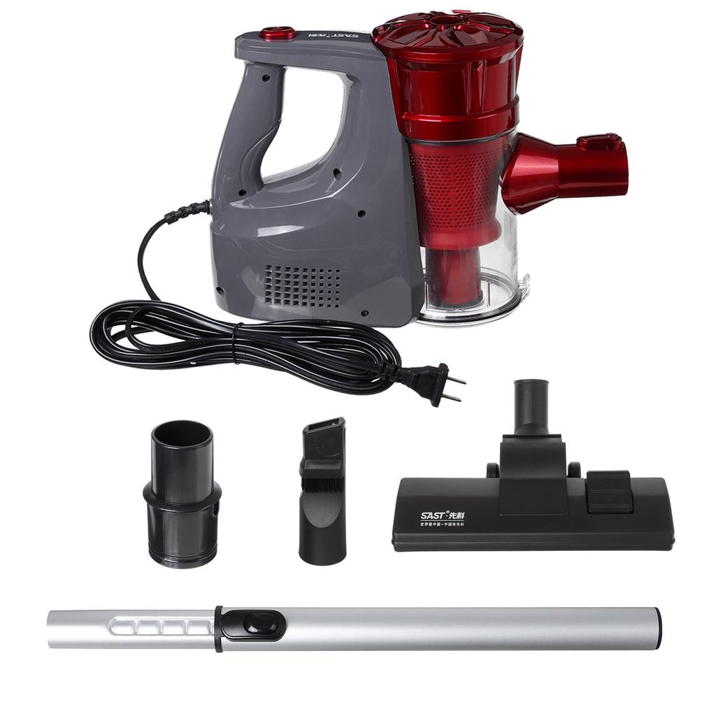 

600 Вт 13000 Па Ручной пылесос Мощный сухой пылесос-стик для дома Безмешковый ручной Низкий уровень шума Пылесборник 2 в 1 120x22 см