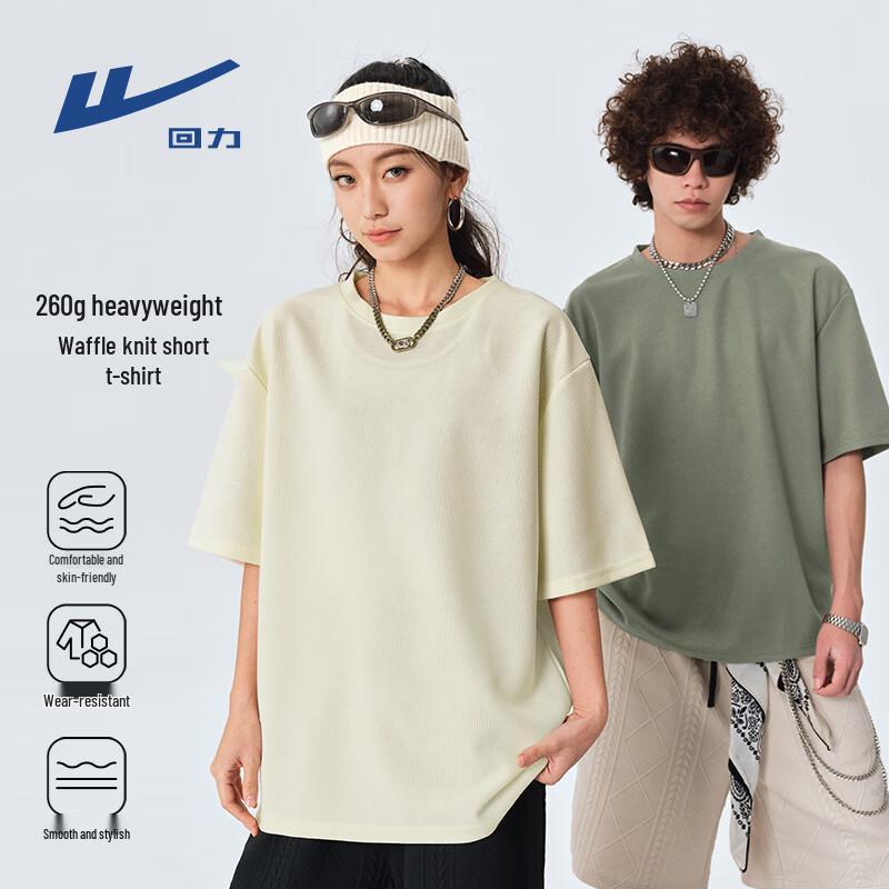 Warrior Men's Waffle Knit Casual T-Shirt