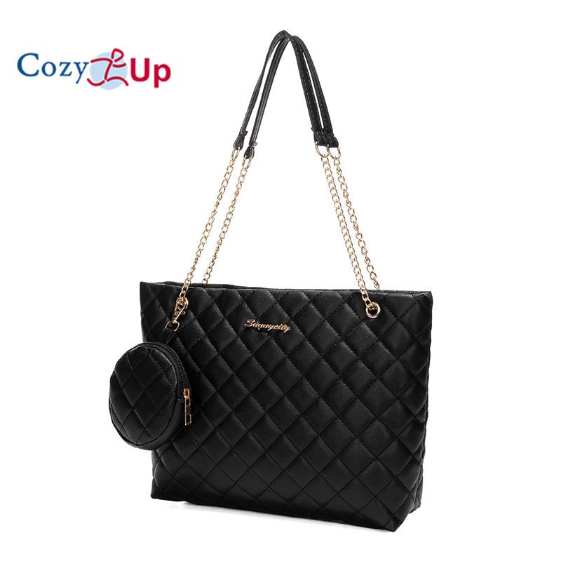 Cozy Up Women's Bag Classic Lingge Embroidered Bag Chain Bag Women's Large Capacity Combination Bag