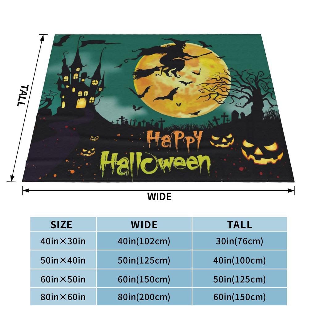 Pink Cute Ghosts Flannel Blankets Halloween Funny Throw Blankets for Home Hotel Sofa 150*125cm Rug Piece