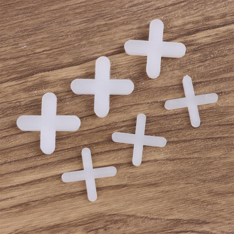 500Pcs 1/1.5/2/2.5/3/5/Mm Plastic Cross Ceramic Tile Leveling System Clips Spacer Ceramic Floor Construction Tools