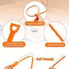1-10PC Sewer Unclogger Bathroom Hair Sewer Sink Clean Pipe Dredging Shower Remover Household Cleanser Drainage Unblocking Tools