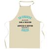 Kitchen Apron - A Formidable Gendarme - Breton Print - Durable Cotton - Printed In France