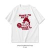 Born To Read Forced To Work Seiten über Gehaltsschecks für Buchliebhaber T-Shirt Damen Unisex Lässig Baumwolle Grafik Rundhals Shirt