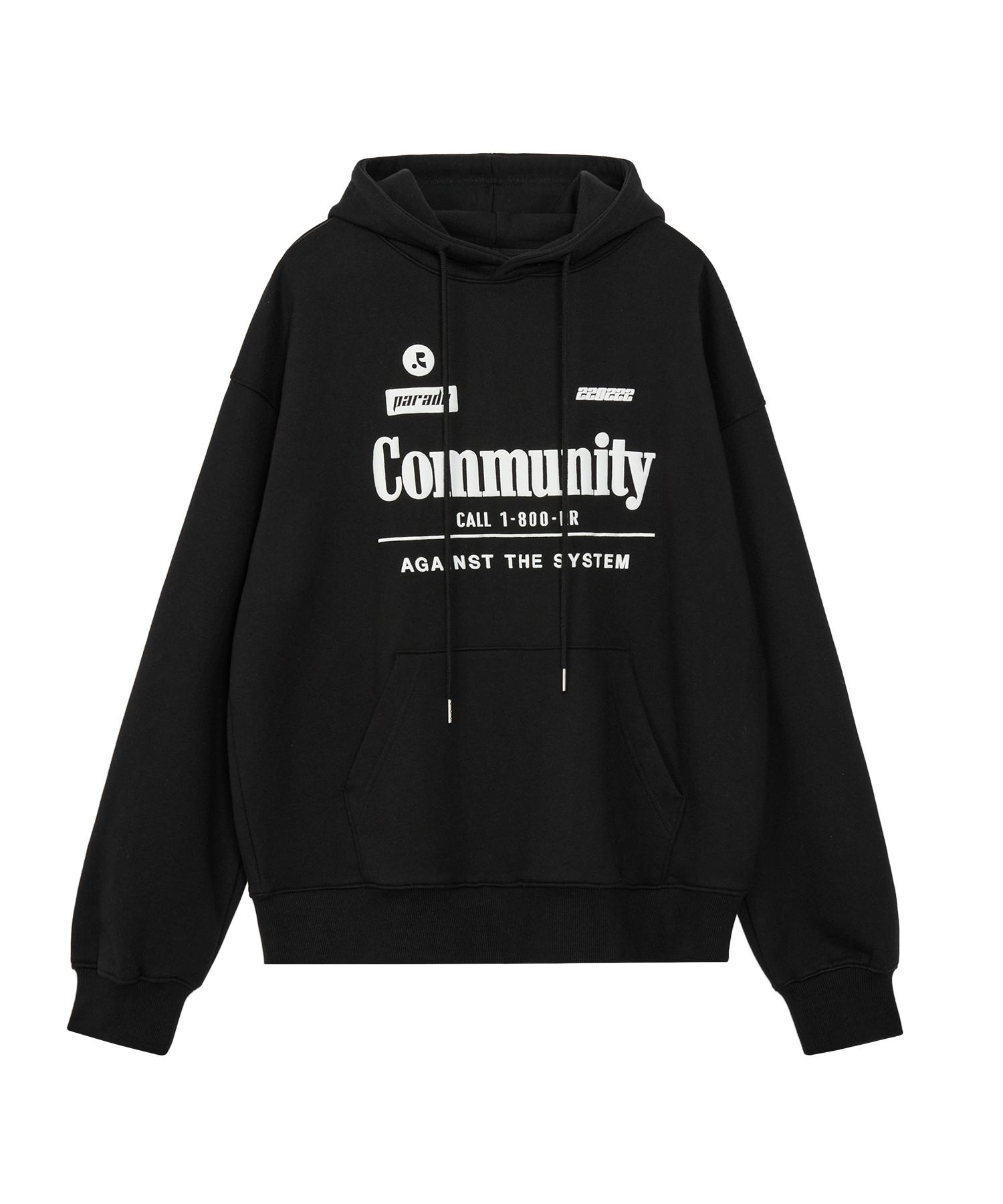 Худи оверсайз Rest And Recreation Rr Community - Черный One