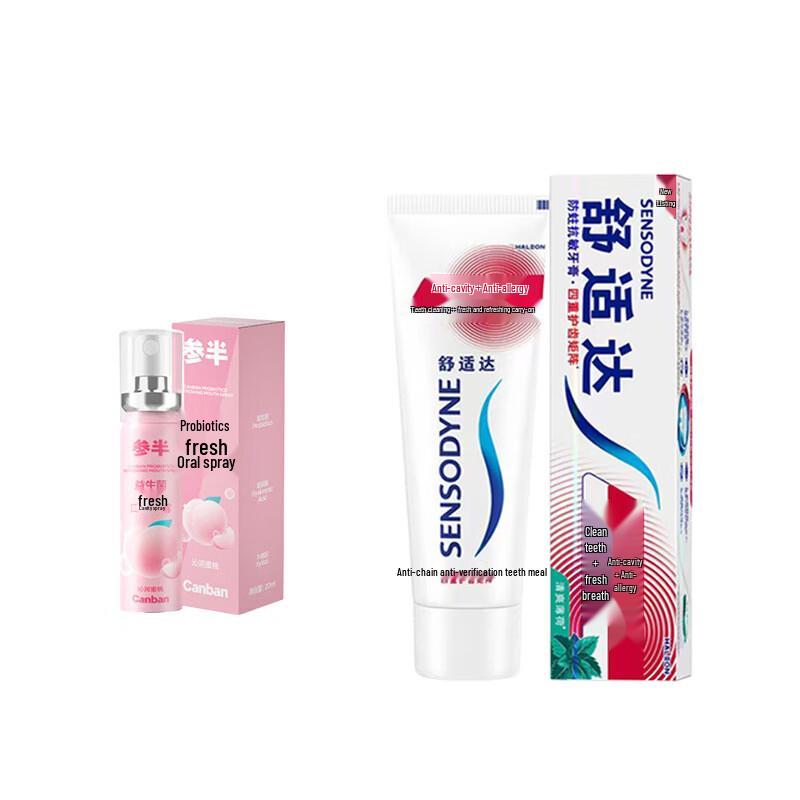 

Sensodyne Toothpaste & Oral Spray Combo