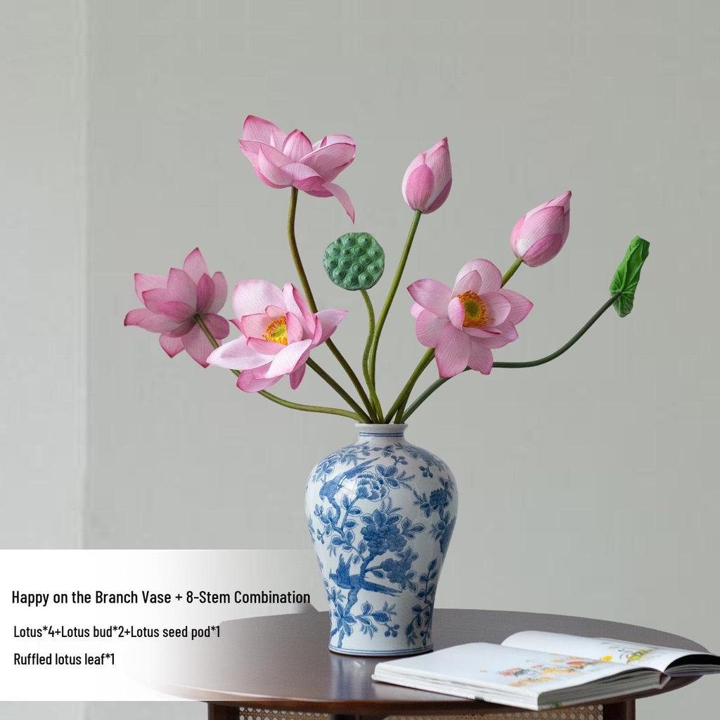 Artificial Lotus Flower Landscape Display for Buddhist Temple Decor