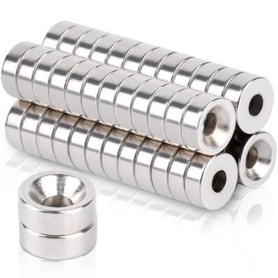 50 Super Strong Neodymium 3mm Hole Super Small Round Strong Screw Neodymium Magnets Magnets, 8x3mm, Diameter, Strong, Magnets, Magnets, Industrial,