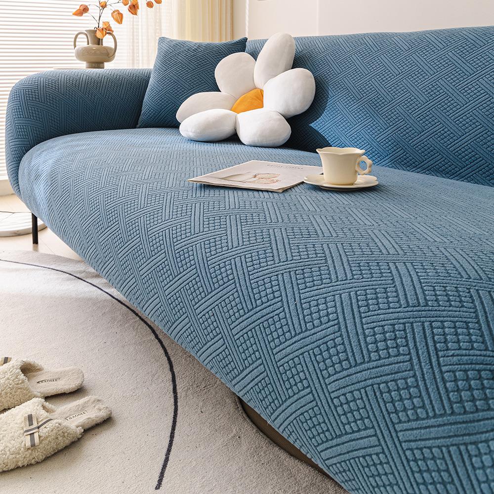 Elastic Sofa Cover All in One All in One Cover  Simple and Suitable for All Seasons Full Cover with Fabric Anti Slip and Dust Proof Sofa Cover
