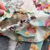 Summer Autumn Women Vintage Print Designer Runway Dresses Full Sleeve Mini Short Party Dresses with Belt