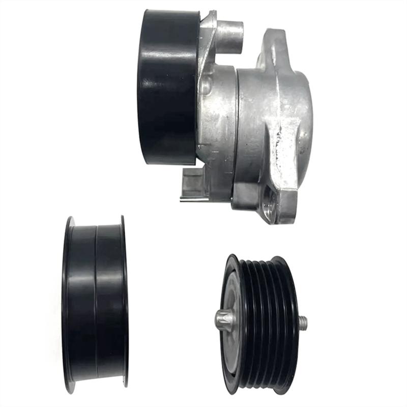 

For Mercedes-Benz M272 M273 Engine Drive Belt Tensioner Assembly & 2 Idler Wheels A2722000270 A2722025019 A2722025419