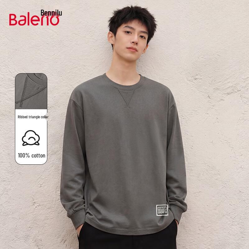 Baleno Men s Long Sleeve Cotton T-shirt M
