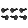 6 Pcs Tremolo Bridge String Locking Screw Metal Electric Guitar Tremolo Bridge Fine Tuning Screws Black