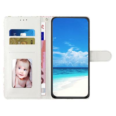 For Honor 200 Lite Wallet Case PU Leather Pattern Printing Stand Phone Cover with Strap