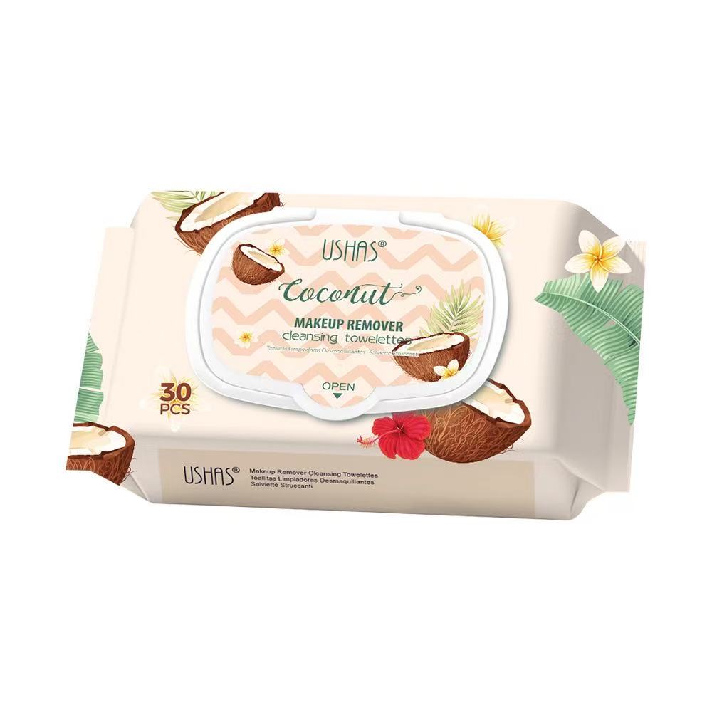 BUY 1 GET 1 FREE INCLUDES 2 PACKS Gentle Disposable Makeup Remover Wipes HA626 - Non-Irritating Cleansing Wipes