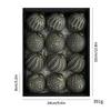 Antique Style Christmas Ornament Set: Scratch-off Ball Decorations for Trees and Windows