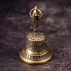 Messing Håndverk Støping Drop Bell Nøkkel Bilknapp Vindklokke Tibetansk bronseklokke Kreativ gave Tilbehør til hjemmedekorasjon