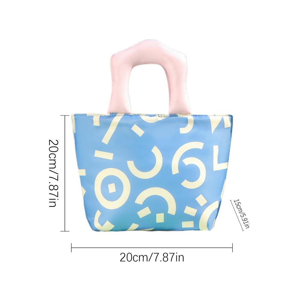 

Large Lunch Bag Portable Lunch Box Bag Waterproof Household Meal Pouch Reusable Food Carrying Supplies for Work Picnic Beach