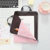 A4 Oxford Canvas File Bag Multi Layer Handheld Briefcase Storage Organizer for Office School Supplies Student Teacher