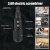 Chrome Vanadium Steel Cordless Screwdriver LED Lights Power Screw Driver  Tool Kit