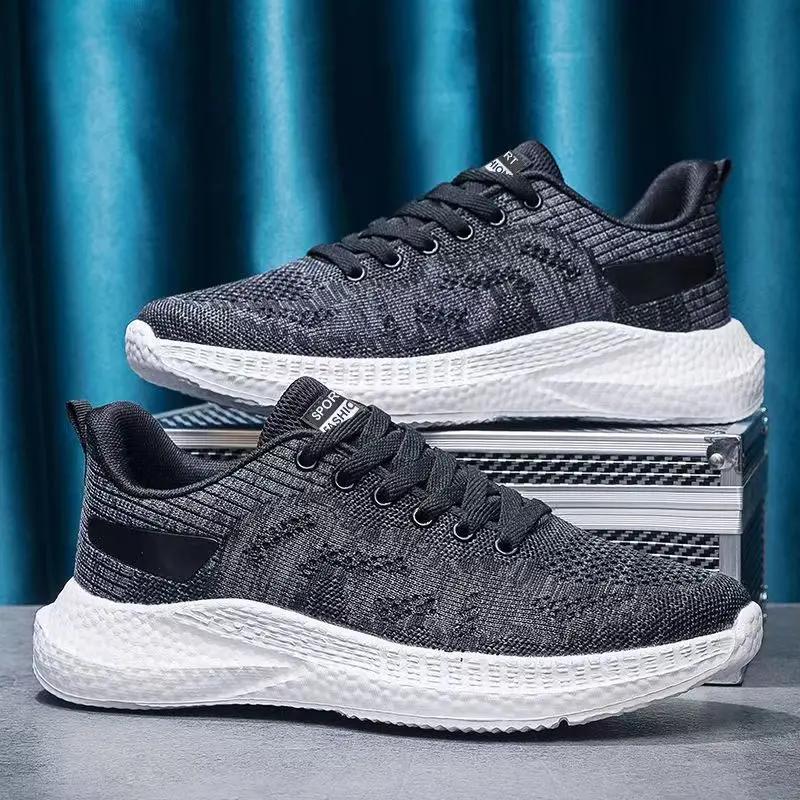 Fashion Sports Shoes 2024 New Men's Mesh Breathable Running Shoes Versatile Comfortable Casual Shoes Soft Sole Men's Edition