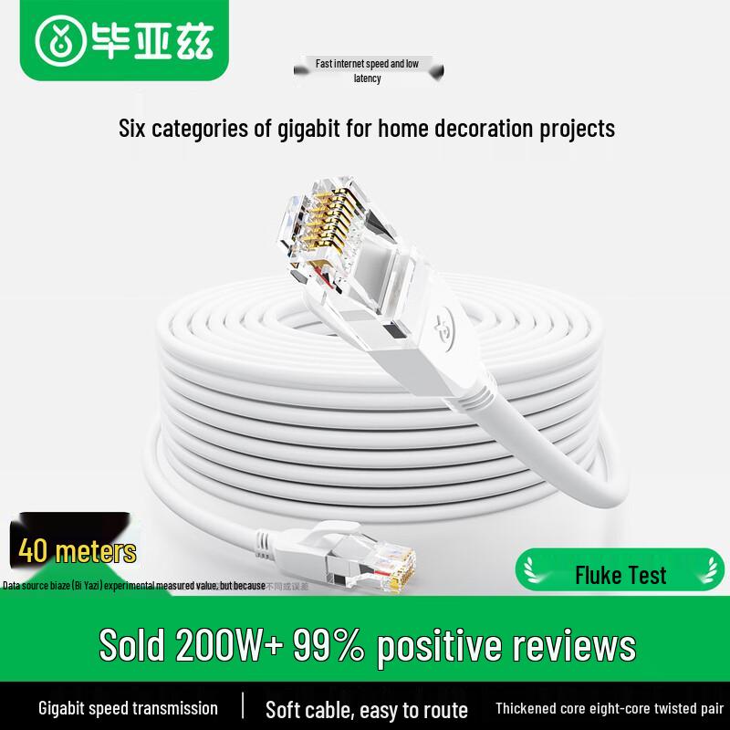 BIAZE Cat6 Gigabit Ethernet Cable