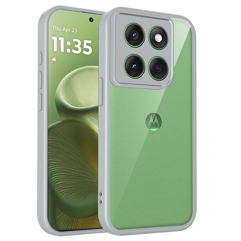 Transparent Silicone Case For Motorola Moto G86 G56 G96 G85 G75 G55 G35 G15 Power G05 PC Back TPU Bumper Shockproof Phone Cover