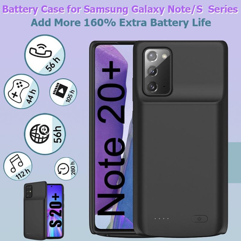 

Мода Портативный чехол для батареи для Samsung Galaxy S20 s22 Ultra Note10 9 S10 S9 S8 Plus S7 край зарядное устройство Чехол аккумуляторная батарея Расширенный чехол