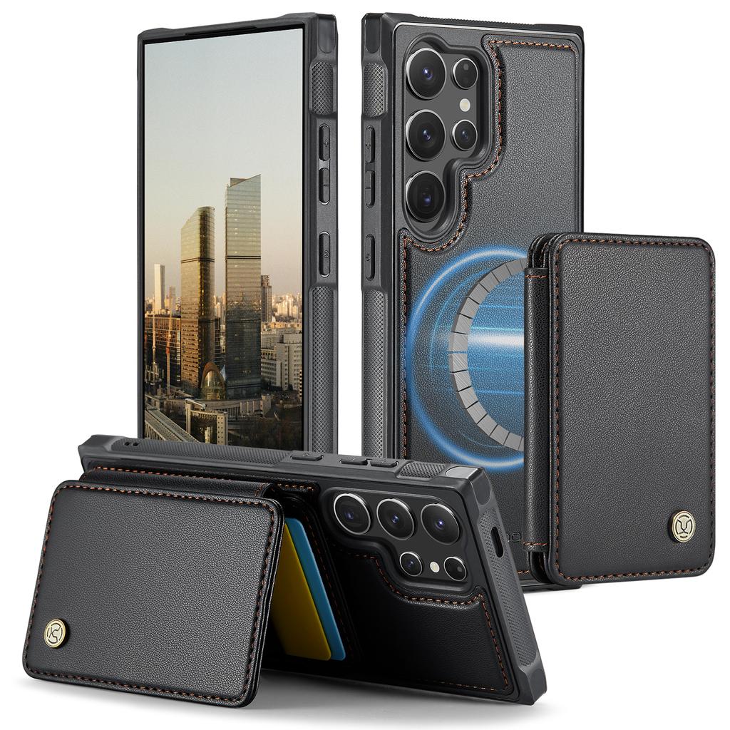 2 in 1 Detachable Magnetic Cards Solt Wallet Leather Case For Samsung S25 Ultra S24 Plus S23 S22 A16 A26 A36 A56 A06 A17 Cover